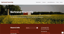 Desktop Screenshot of bertrandtownship.com